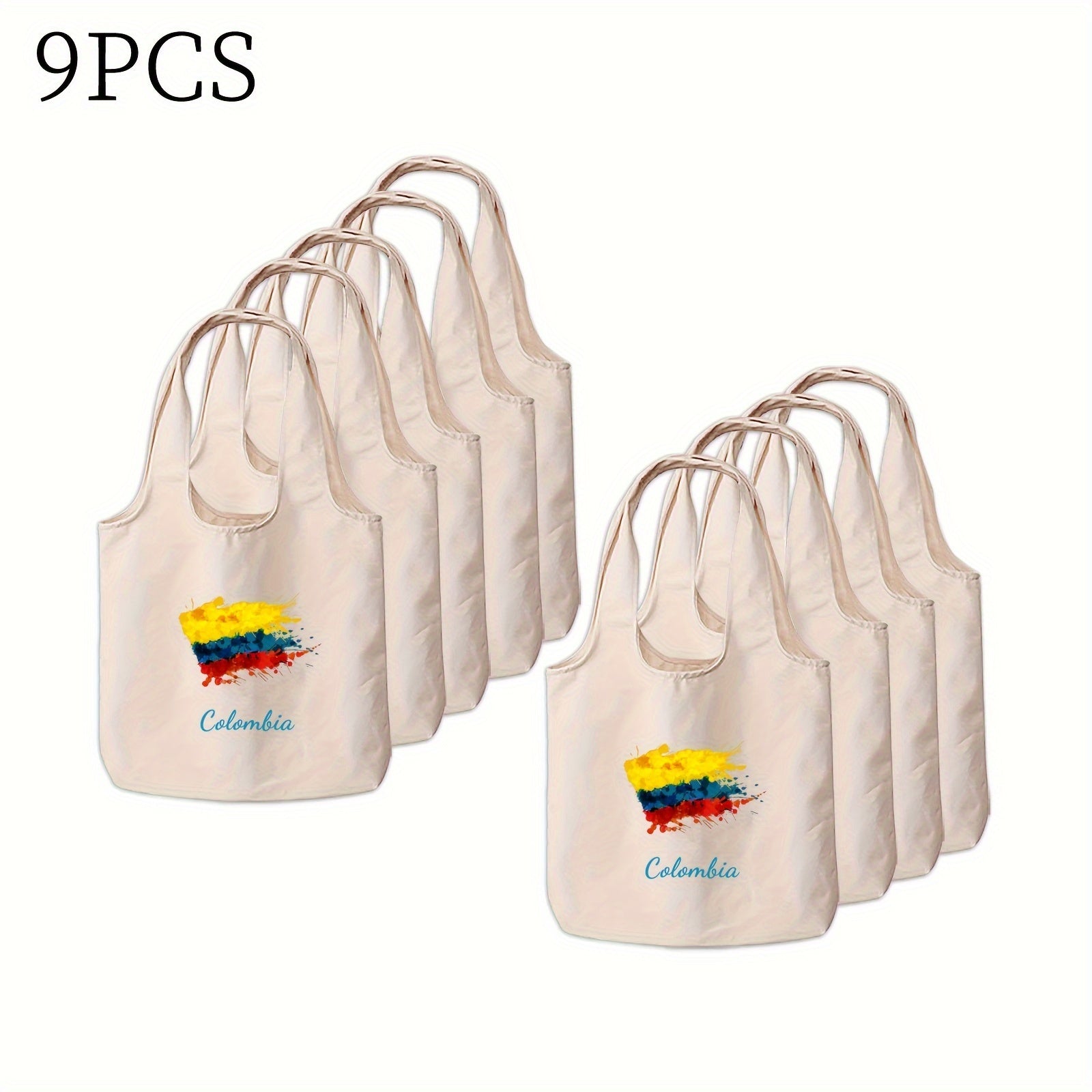 Canvas Hand Carry Bag with Personalized Double-Sided Printing for Daily Use