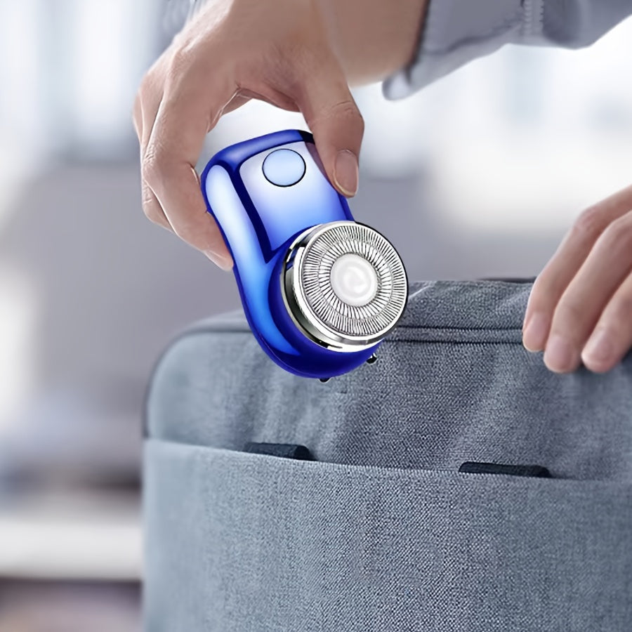 Мини электробритва из нержавеющей стали с спиральным лезвием, USB-зарядка, время работы 30-45 минут