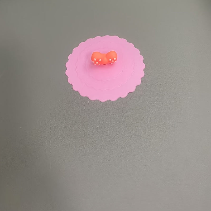 Set of 3 Silicone Cup Covers Leakproof Dustproof BPA-Free for Ceramic, Glass, and Bowl Lids