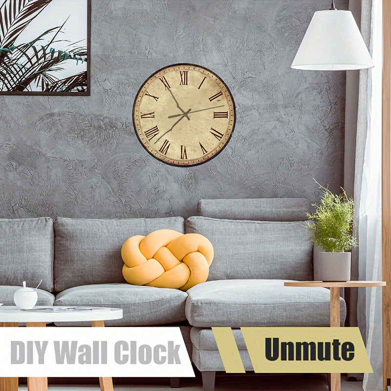 Quartz Wall Clock Movement Kit 39.88cm Diameter Replacement Mechanism for Home Clocks