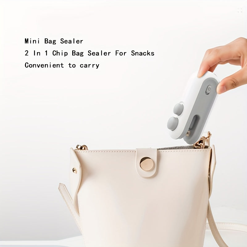 Mini sumka yopish uchun qayta tiklanadigan qo‘l bilan ishlovchi plastmassa oziq-ovqat saqlash yopgich