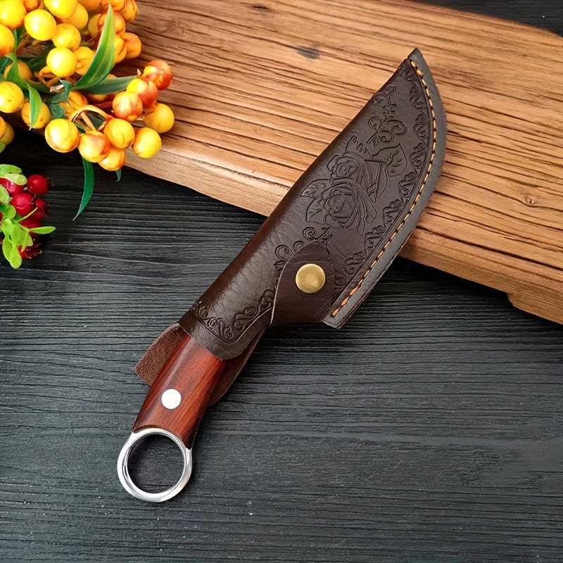 Durable PU Knife Sheath for Kitchen and Outdoor Use Camping and Cooking