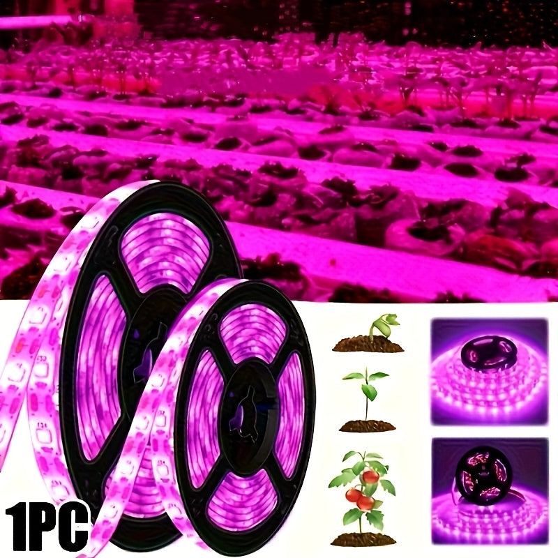 Flexible LED Grow Light Strips for Indoor Plants 4.88m USB Full Spectrum