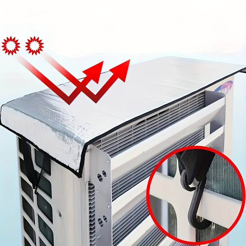 Durable Waterproof Aluminum Air Conditioner Cover for Outdoor Protection