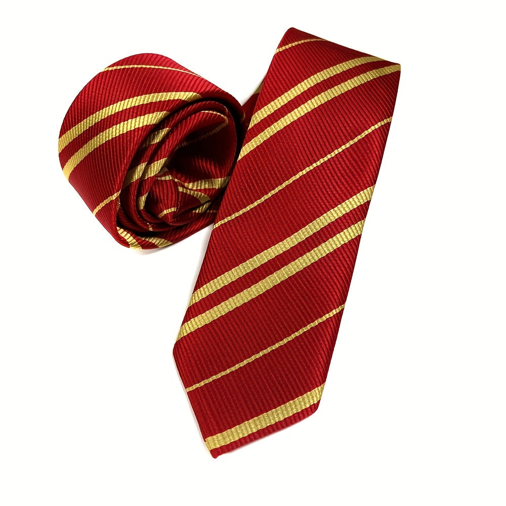 Полосатый галстук из полиэстера для костюма на Хэллоуин и Рождество