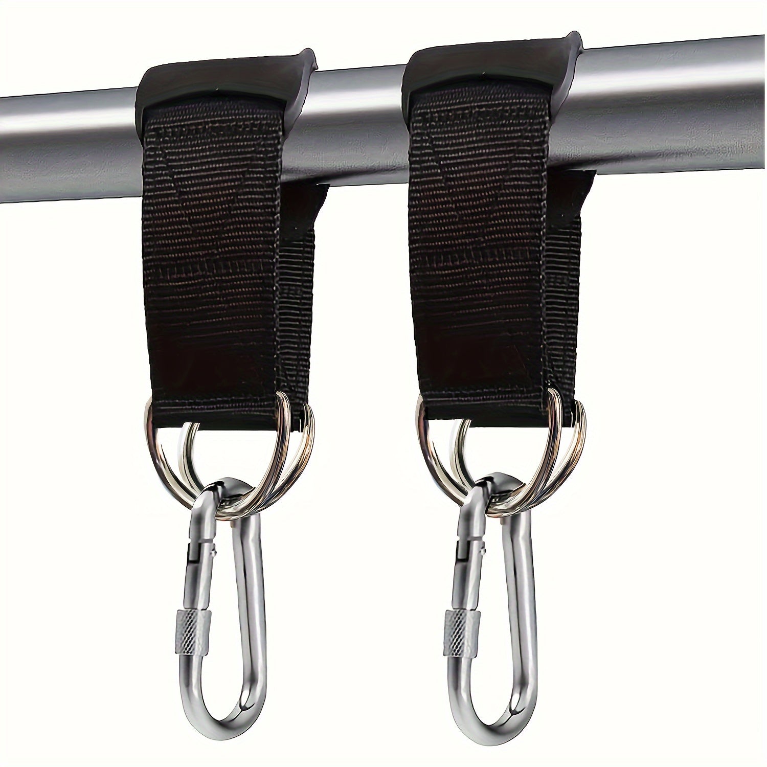 2pcs Tree Swing Straps Hanging Kit Nylon Outdoor Hammock Tire Saucer Green Black