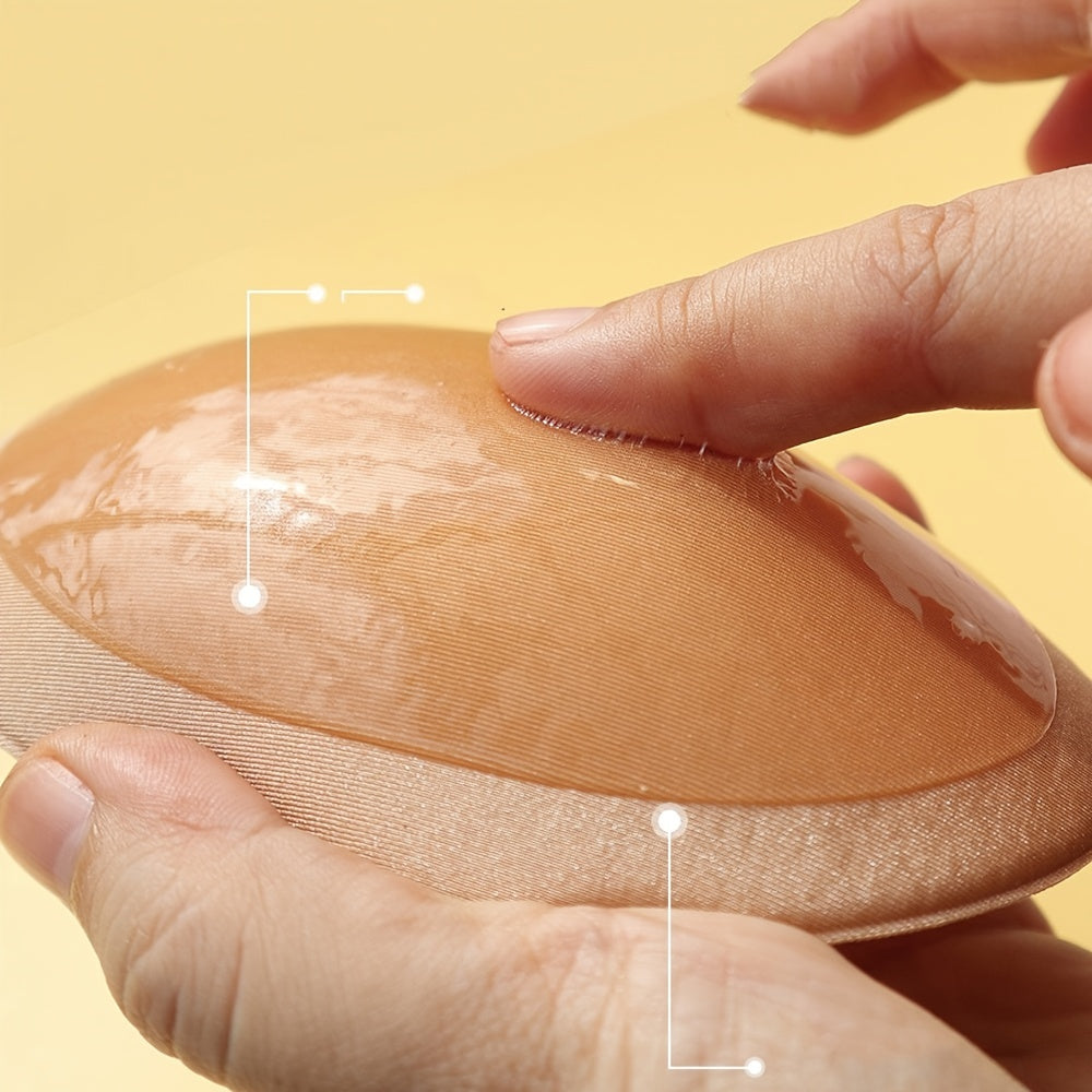 Silicone Strapless Seamless Lift Bra for Women Solid Color Self-Adhesive Underwear Accessory