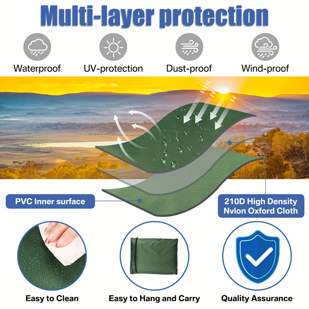 Funda de paraguas de poliéster duradero para paraguas de 228.6-396.24 cm de tamaño, con varias opciones de tamaños y colores