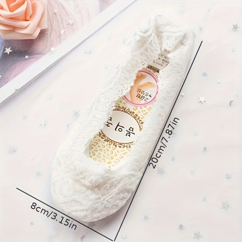 calcetines de barco antideslizantes para mujer, de color sólido, de punto, poliéster, cómodos, invisibles