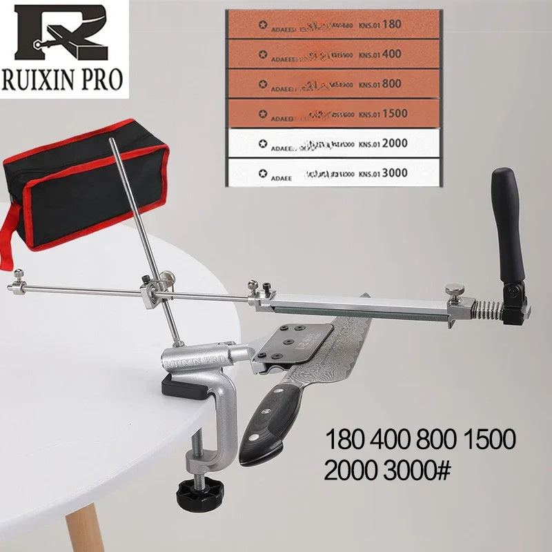 Professional Diamond Knife Sharpening System with Fixed Angle Leather Craft Knife Sharpener, Stainless Steel Construction, Non-Electric, Battery-Free