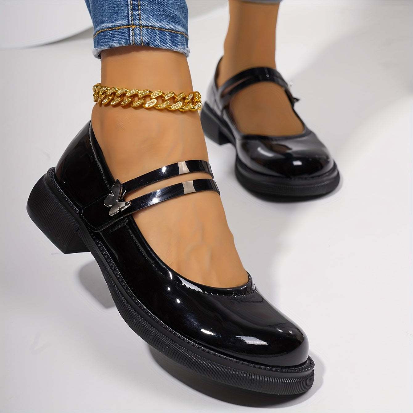 Zapatos versátiles de verano con punta abierta para mujer en primavera