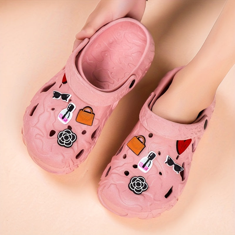 Women's Soft Breathable EVA Clogs Black Non-Slip Indoor Outdoor Shoes