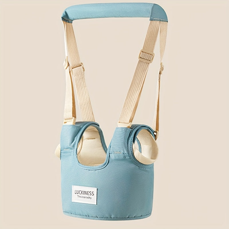 Baby Blue Adjustable Baby Walker Harness Anti-Fall Walking Support Belt for Babies 0-3 Years