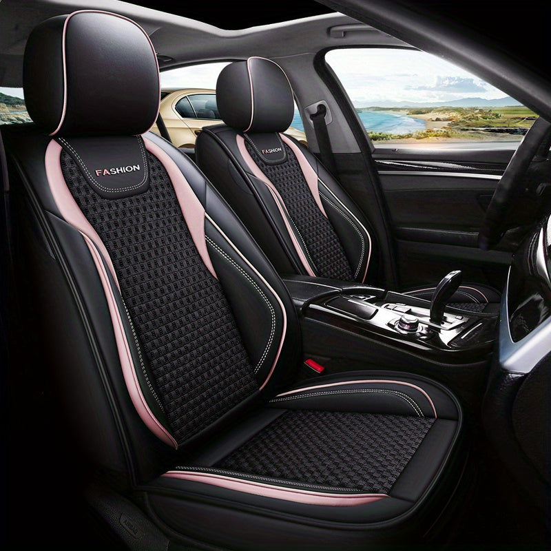 Car Seat Covers Full Set for Sedan Breathable Waterproof Stain-Resistant