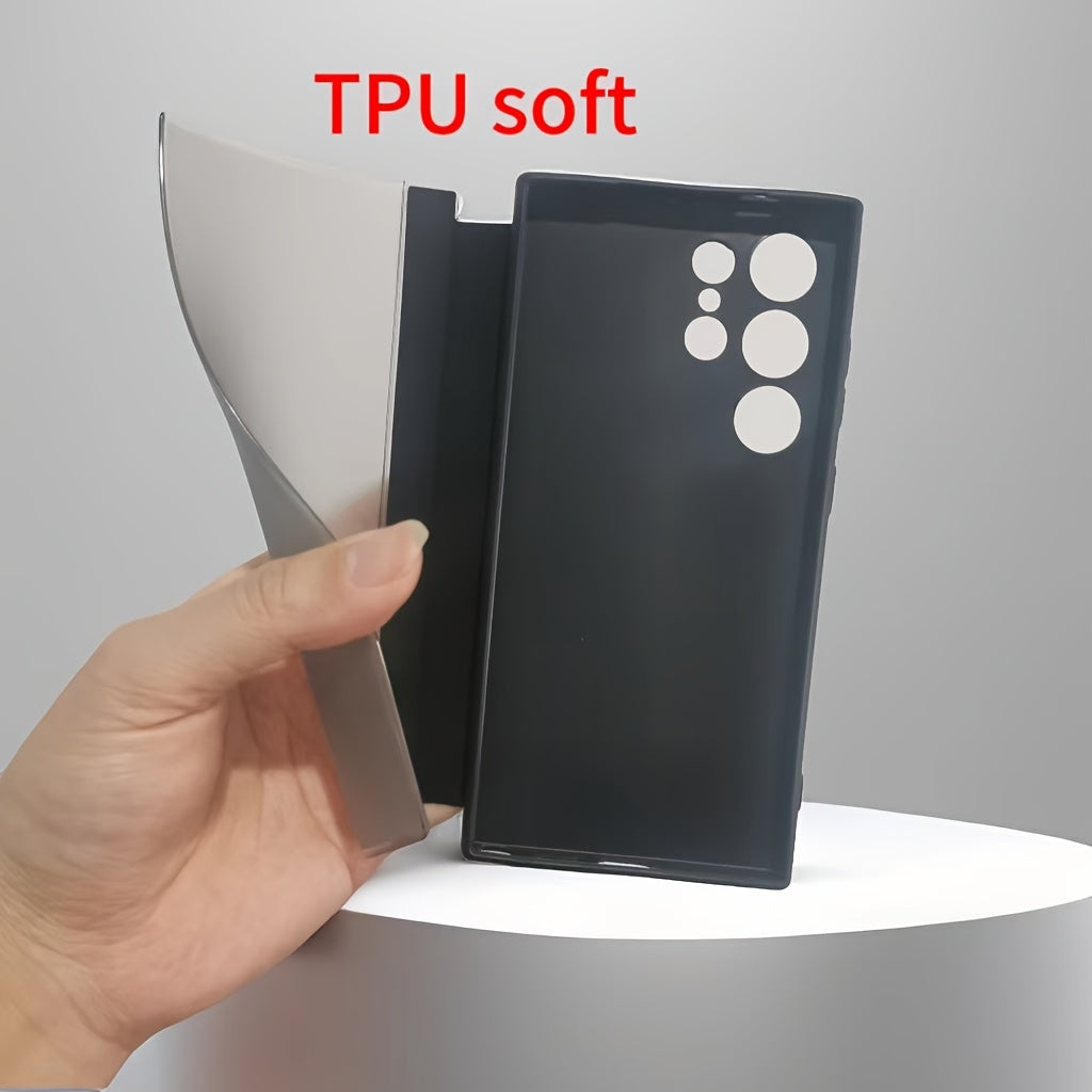 Мягкий панельный чехол-книжка, подходящий для различных моделей мобильных телефонов.