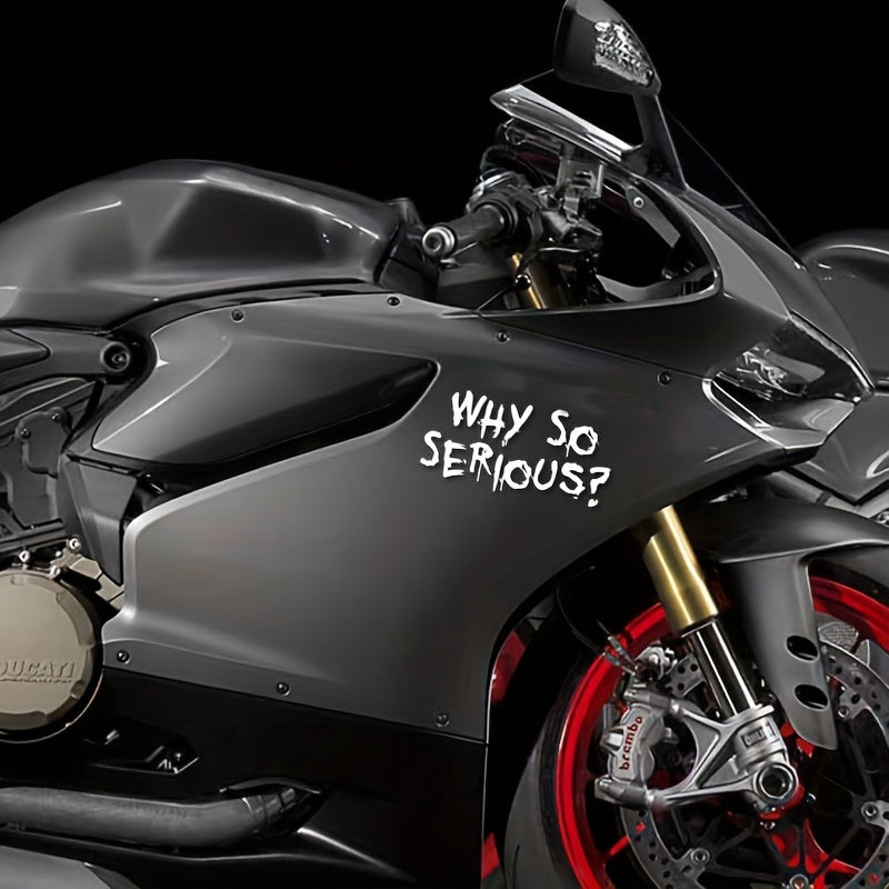 Mototsikl kask uchun stiker, suv o'tkazmaydigan vinil decal, kasklar, avtomobillar, velosipedlar uchun