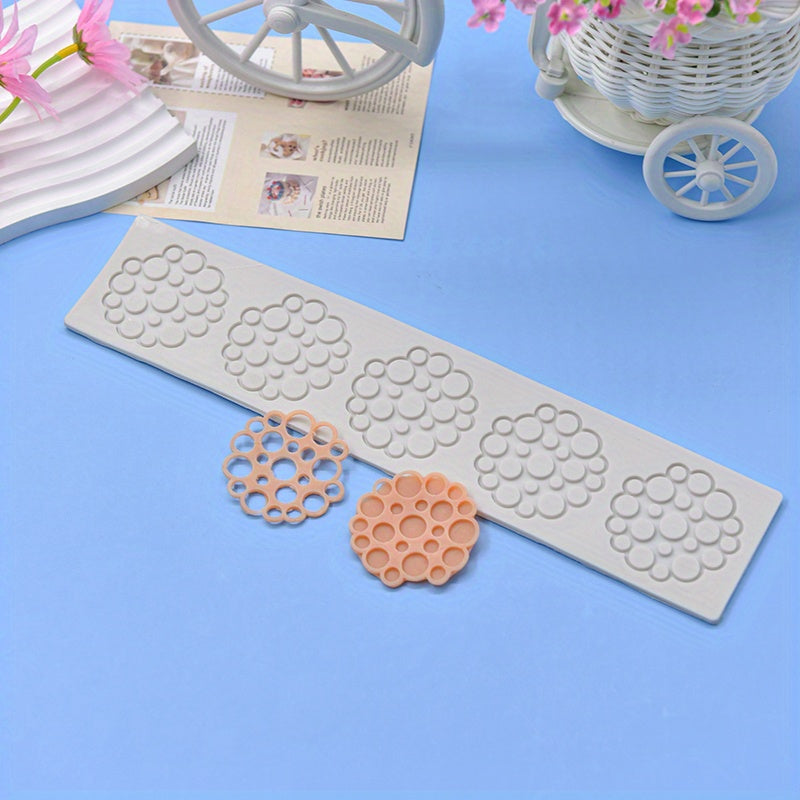Silicone Fish and Lace-Shaped Mold for Cake Decorations Baking and Dessert Making