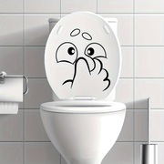 3D Vinyl Toilet Stickers for Bathroom Car Motorhome Creative DIY Decals