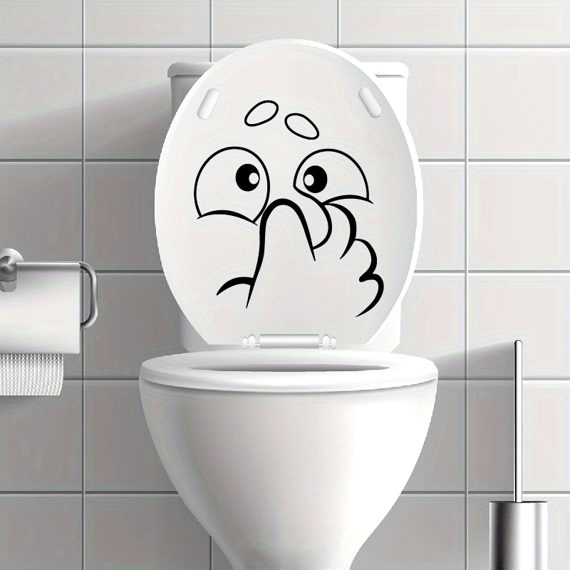 3D Vinyl Toilet Stickers for Bathroom Car Motorhome Creative DIY Decals