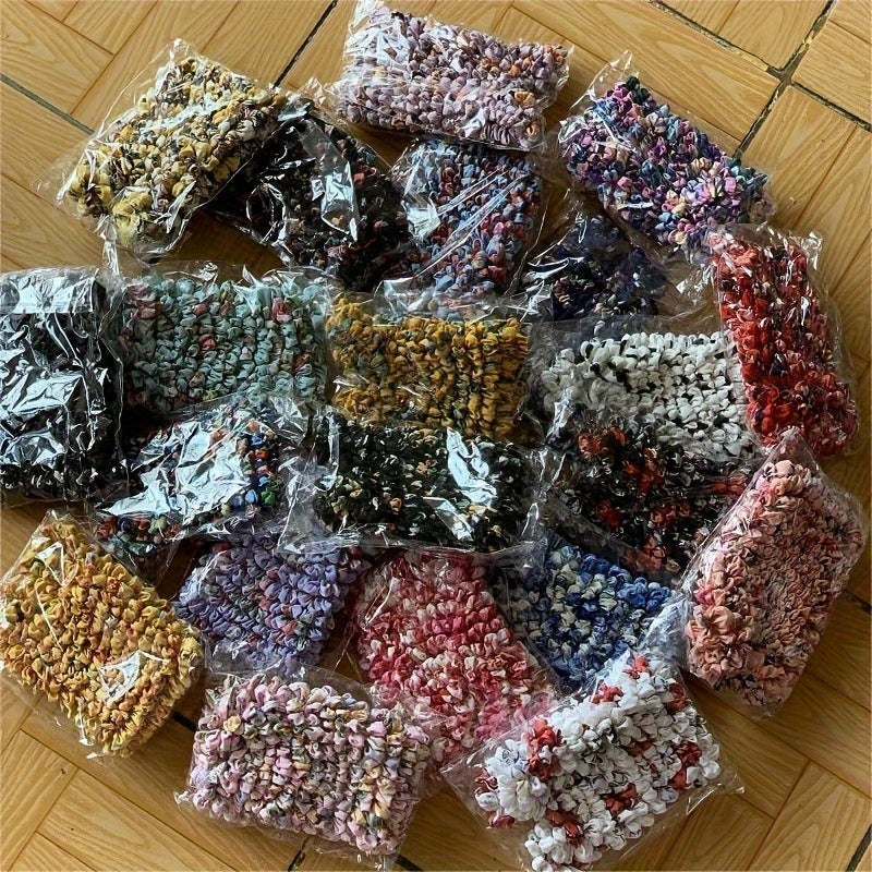 Gul naqshli qayta ishlatiladigan oziq-ovqat to'plami, cho'ziladigan sumka, xarid qilish uchun yelka sumkasi, qisqaradigan saqlash sumkasi, ayollar uchun mukammal sovg'a, xarid qilish va sayohat uchun ideal, ajoyib oshxona tashkilotchisi va aksessuar.