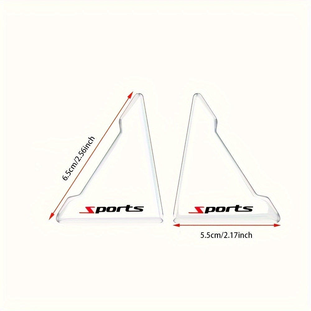 4 Pcs Transparent Silicone Car Door Edge Guards Corner Protectors