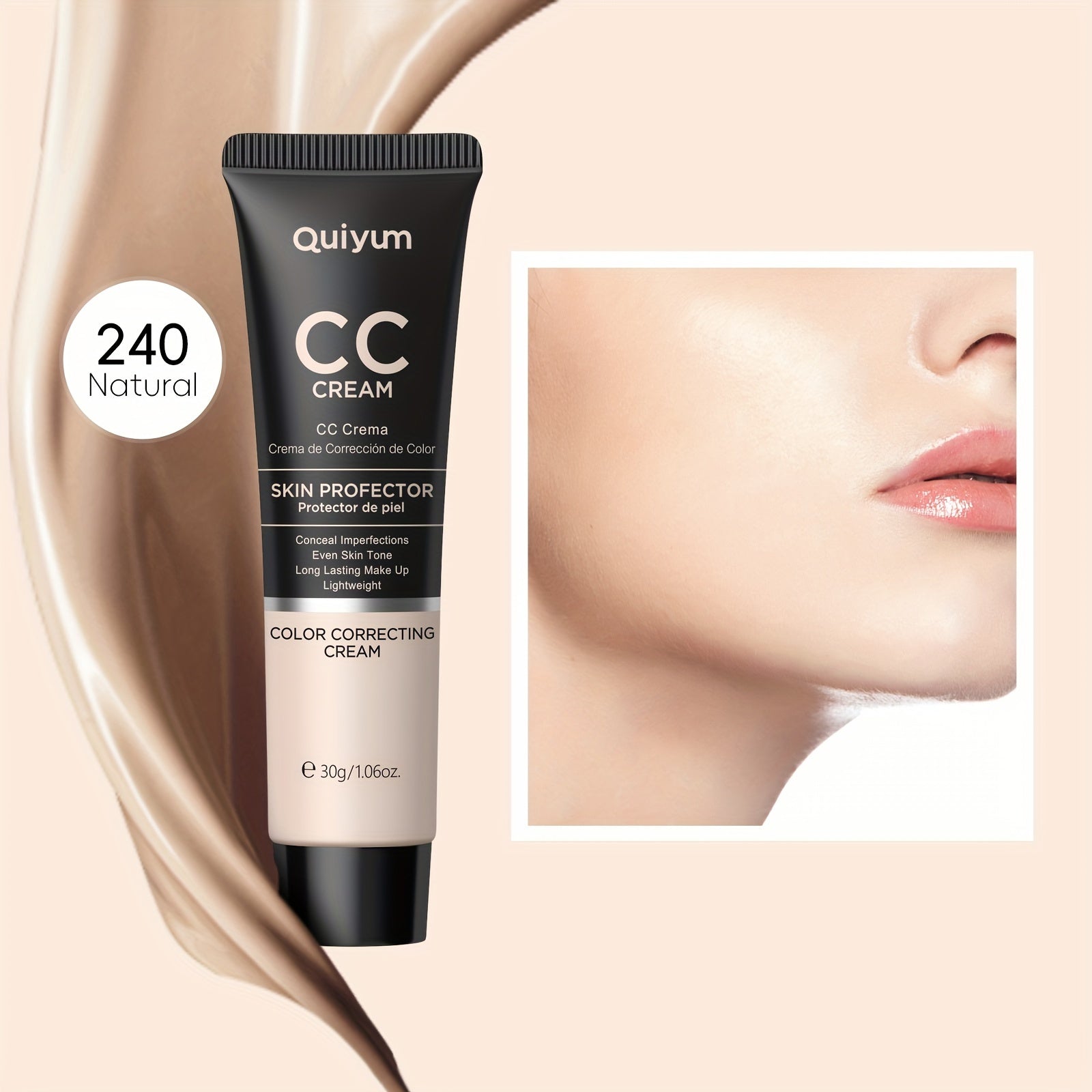 Long-Lasting 3-Color CC Cream Oil Control Full Coverage Concealer