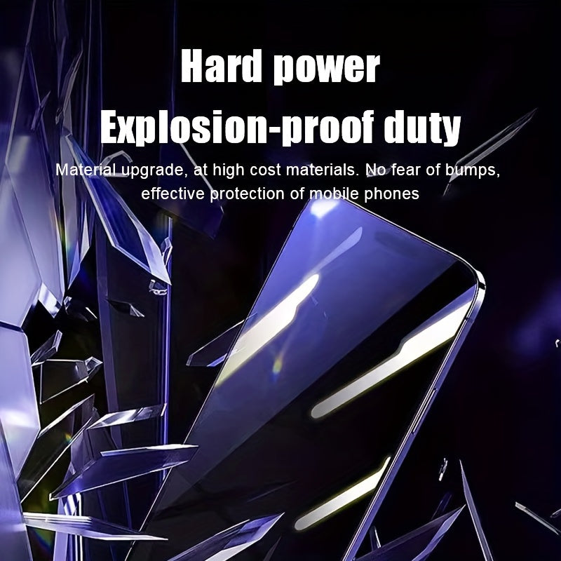 9D Tempered Glass Screen Protectors for iPhone 11 12 13 14 15 Series Compatible with Apple Smartphones