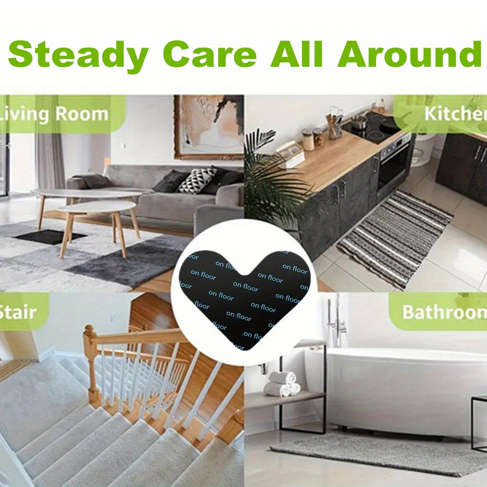Carpet Non-slip Stickers Set of 6/14/28/42 Washable Anti-Curling Floor Rug Tape
