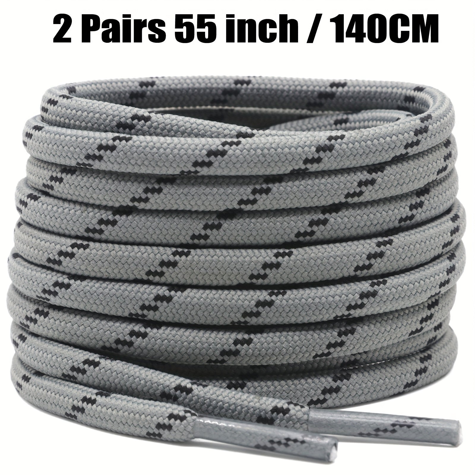 Unisex Thickened Round Climbing Shoe Laces for Hiking and Work Boots