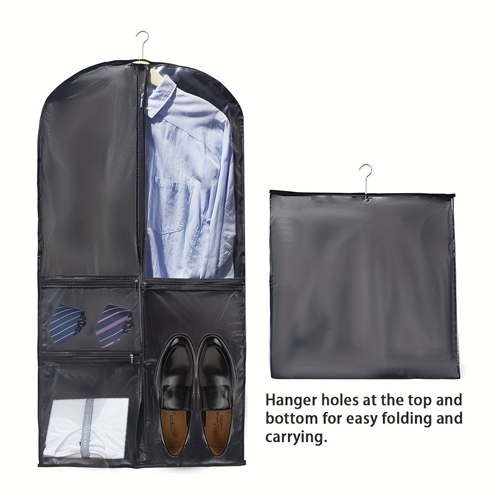 Large Garment Bag for Suits Dresses and Travel with Hanging Storage