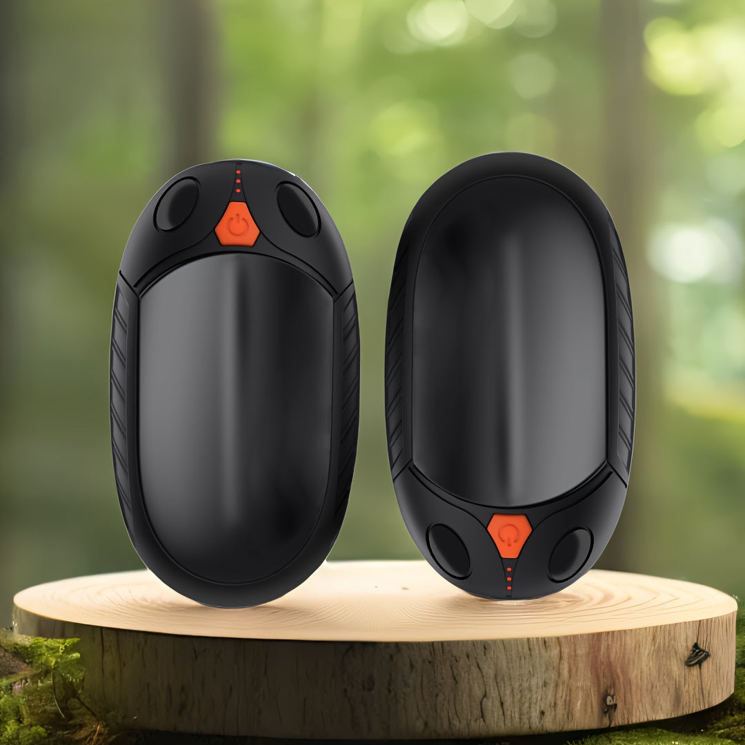 Rechargeable Hand Warmer Pocket Heater Double-Sided Warmth for Winter Camping