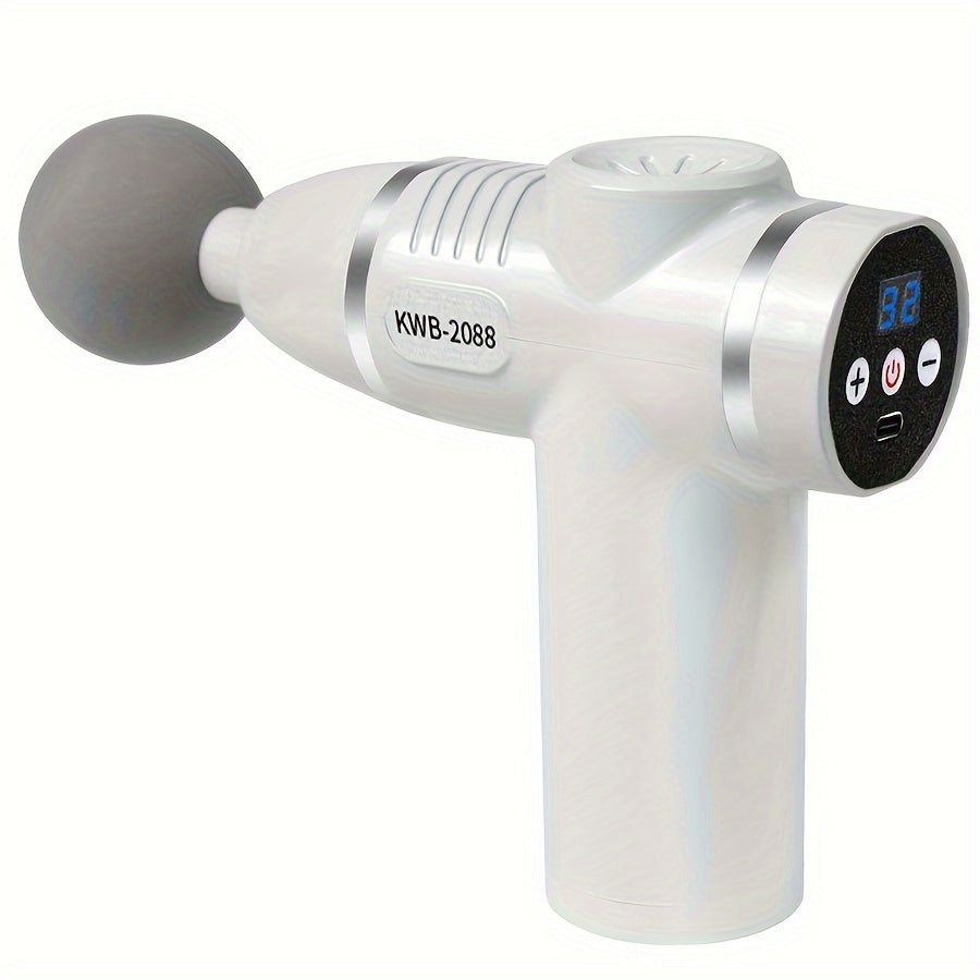 Portable Deep Tissue Massage Gun with 12 Attachments Rechargeable Lithium Battery