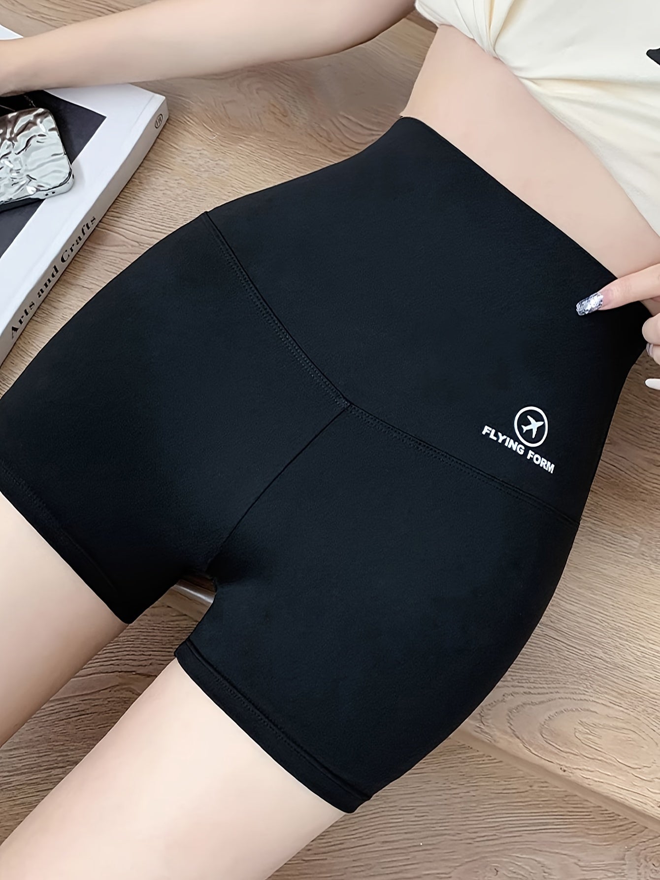 Women Shaping Pants Thin Summer Style Abdomen-Lifting Glute Support Anti-Slip Traceless Shorts 2 Pack