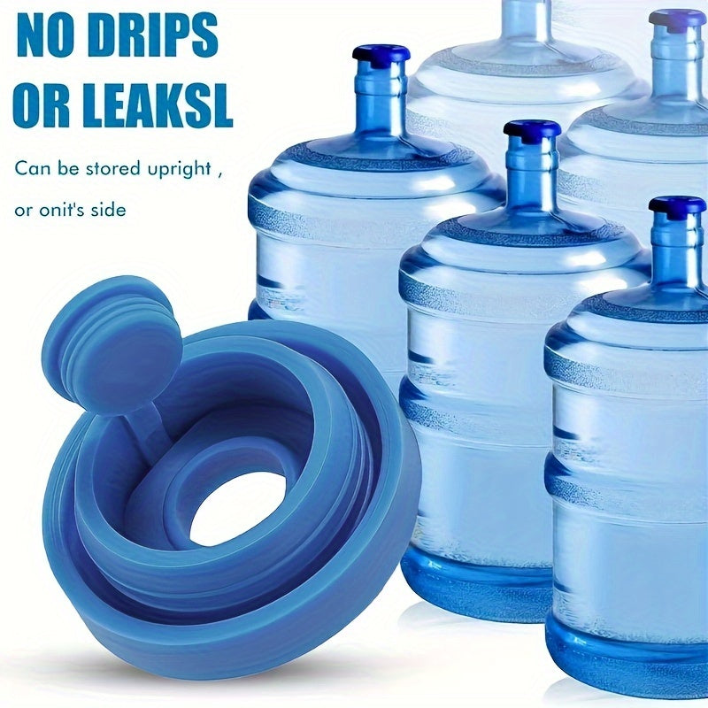 Pack of 3 Universal Silicone Water Bottle Caps Leak-Proof Reusable Dust-Preventing Seal