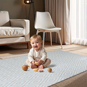 Children's Play Mat Waterproof Foldable Soft Foam Nursery Floor Mat with Minimalist Patterns