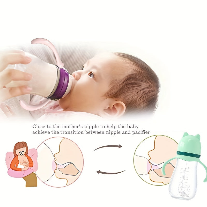 240ml BPA-Free Shatterproof Baby Feeding Bottle Made of PP with High Temperature Resistance