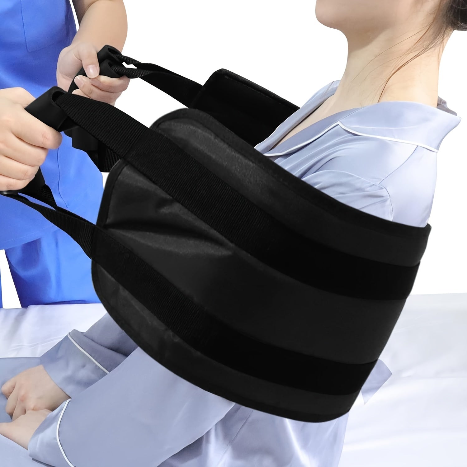 Padded Patient Transfer Sling for Elderly Safety Lifting Bed Handle