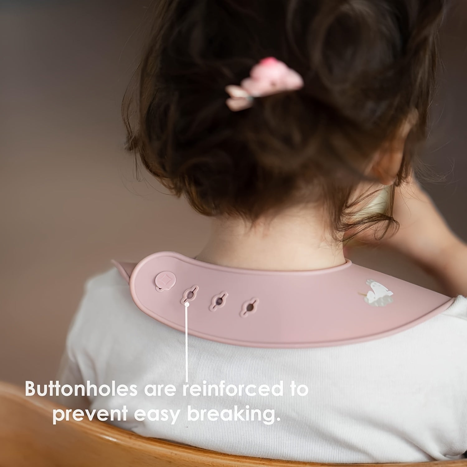 Bolalar uchun sozlanadigan Goldcolin silikon bib - Suv o'tkazmaydigan, qiziqarli print va tugma yopilishi bilan - Ideal ovqatlantirish aksessuari