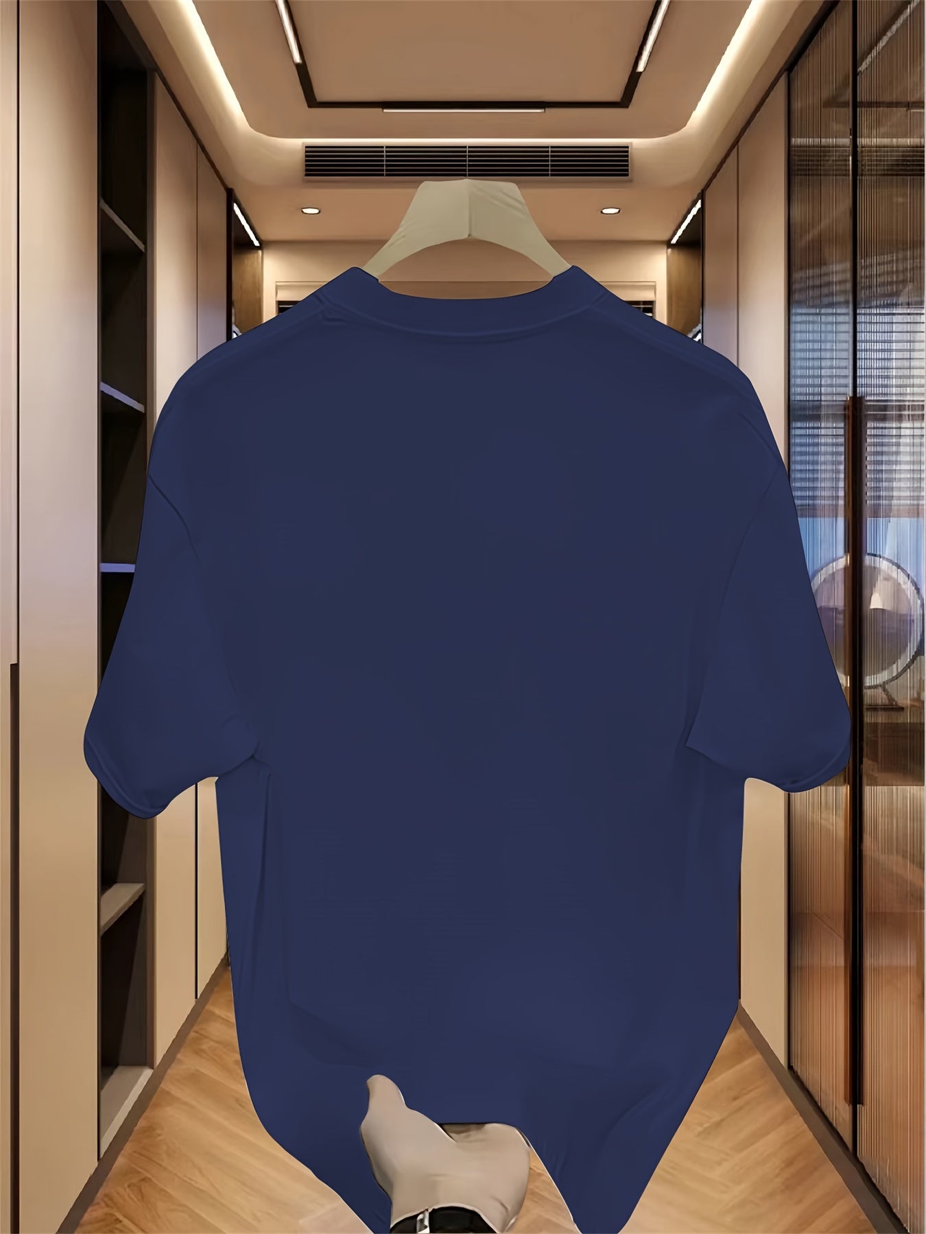 Adult Solid Color T-Shirt Crew Neck Short Sleeve Polyester Blend All-Season Casual