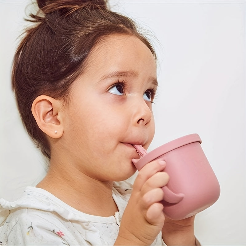 Kichkina o‘rganish kubogi 2-in-1 ichimlik va yegulik uchun quvurcha bolalar uchun