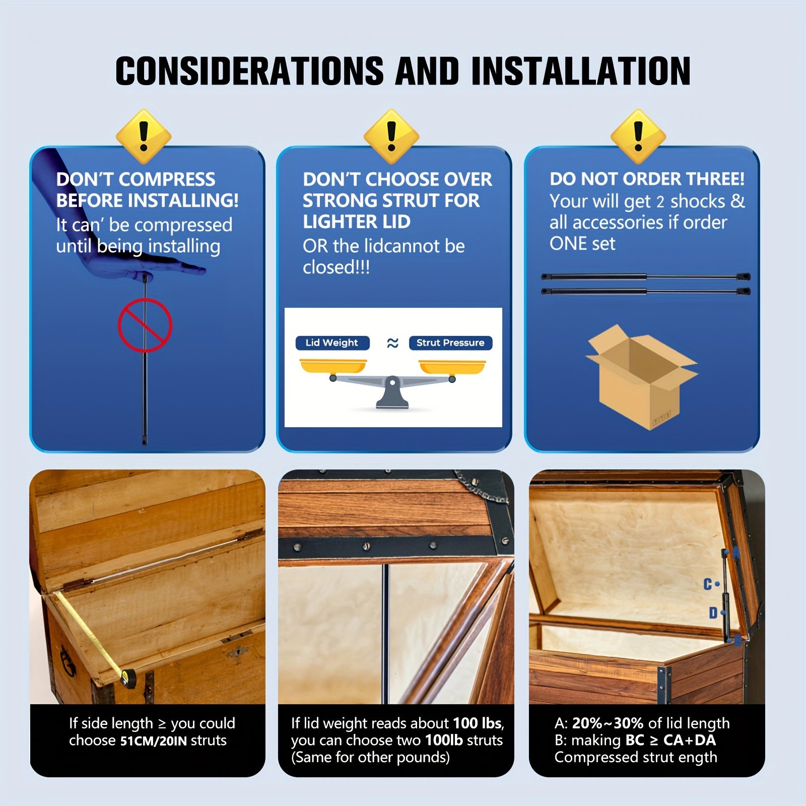 Гидравлический газовый амортизатор для подъема для кемпера, кровати, ящика для хранения