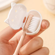 2/4pcs Toothbrush Protectors for Travel Unscented Cartoon Design