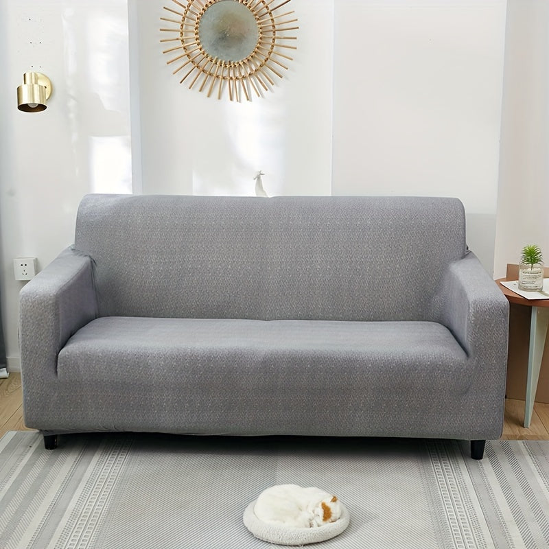 Эластичный чехол для дивана с текстурой на все четыре сезона.