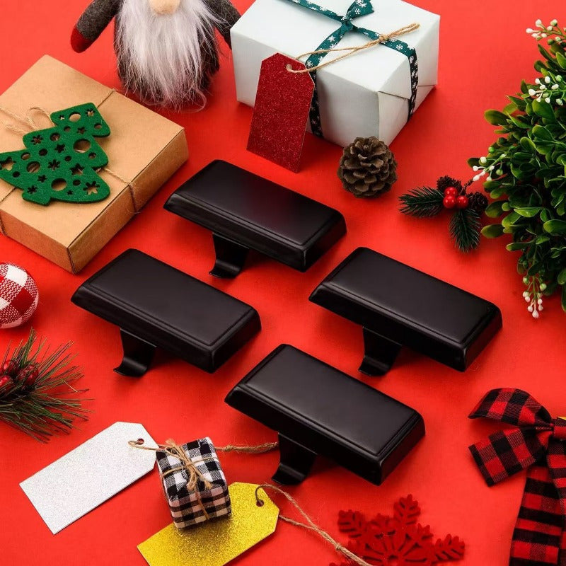 Multi-Functional Metal Fireplace Hooks for Holiday Decor Stockings Ornaments