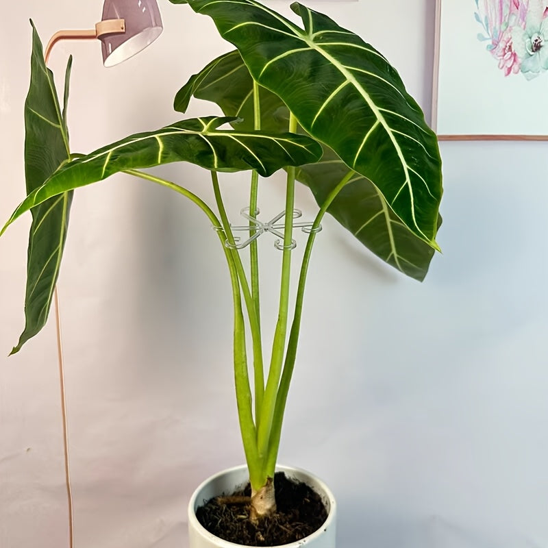 Green Plastic Plant Support Pole for Stability and Anti-Toppling in Hydroponic Systems