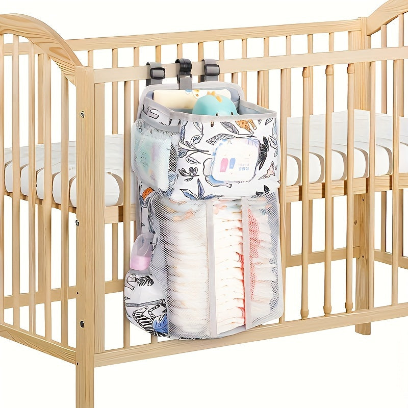 Сумка для хранения подгузников Lamroro — это универсальная водонепроницаемая сумка для путешествий с ремнями для коляски, предлагающая большую вместимость и легкость складывания.