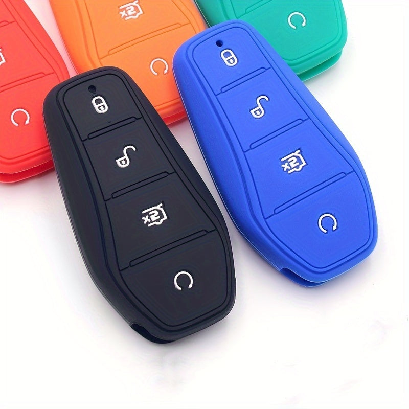 Silicone Key Fob Cover Protector for Smart Car Keys Anti-Scratch Durable