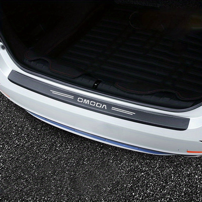 Car Sill Protector Sticker Waterproof Decorative Pedal Protection Strip for Sedan