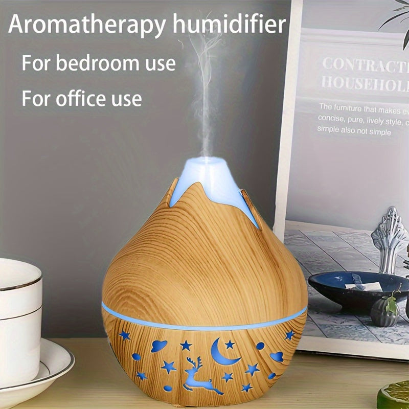 Portable USB Humidifier and Aromatherapy Diffuser for Bedrooms and Offices Cool Mist Plastic