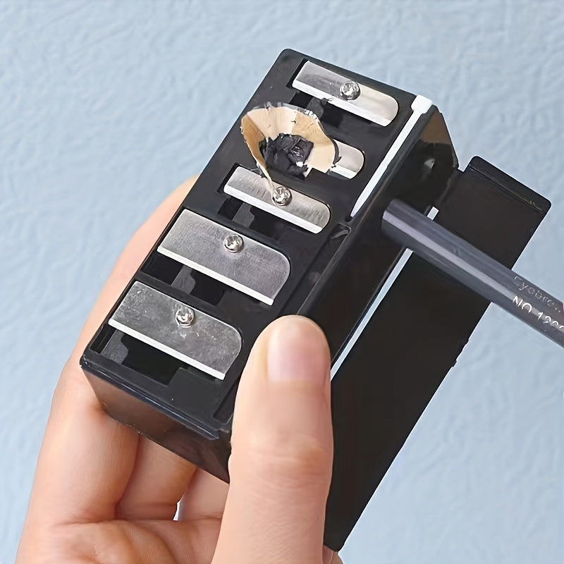 Travel Makeup Pencil Sharpener Dual Hole Portable Debris Collection